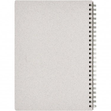 Logo trade advertising products picture of: Bianco A5 size wire-o notebook