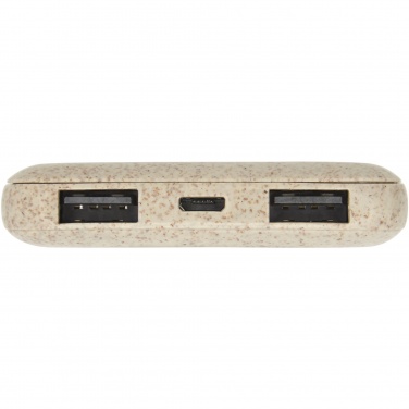 Logotrade promotional merchandise picture of: Asama 5000 mAh wheat straw power bank