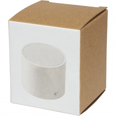 Logo trade promotional item photo of: Kikai wheat straw Bluetooth® speaker