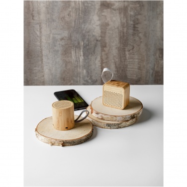 Logo trade corporate gifts picture of: Lako bamboo Bluetooth® speaker 