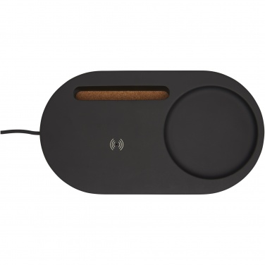 Logotrade corporate gift image of: Klip 5W wireless charging desk organizer