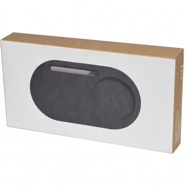 Logotrade promotional products photo of: Klip 5W wireless charging desk organizer