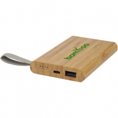 Logotrade advertising products photo of: Tulda 5000 mAh bamboo power bank