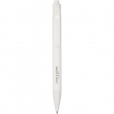 Logo trade promotional products image of: Terra corn plastic ballpoint pen