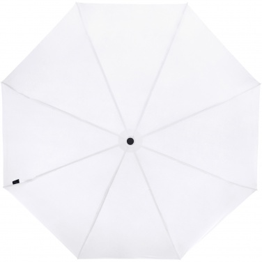 Logo trade promotional giveaways image of: Birgit 21'' foldable windproof recycled PET umbrella