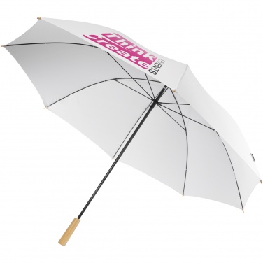Logo trade promotional merchandise picture of: Romee 30'' windproof recycled PET golf umbrella