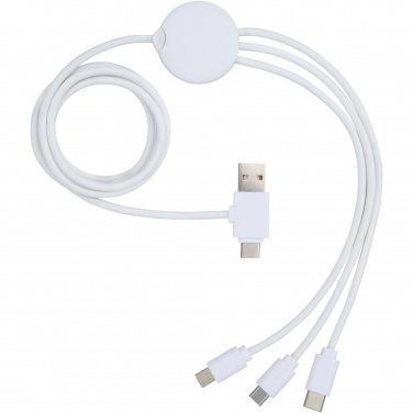 Logo trade promotional items picture of: Pure 5-in-1 charging cable with antibacterial additive