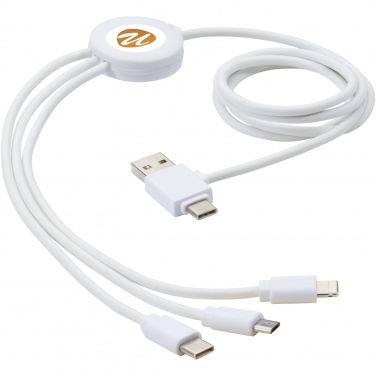 Logotrade business gift image of: Pure 5-in-1 charging cable with antibacterial additive