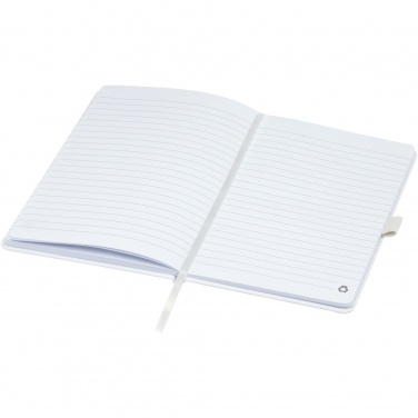 Logo trade promotional gifts picture of: Honua A5 recycled paper notebook with recycled PET cover