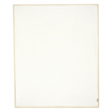 Logotrade promotional giveaways photo of: Marigold GRS certified RPET polar fleece and sherpa blanket