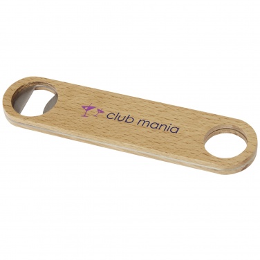 Logo trade promotional merchandise photo of: Origina wooden bottle opener