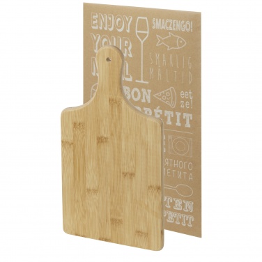 Logotrade promotional product image of: Quimet bamboo cutting board