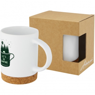 Logotrade promotional gift picture of: Neiva 425 ml ceramic mug with cork base