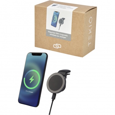 Logotrade promotional product image of: Magclick 10W wireless magnetic car charger