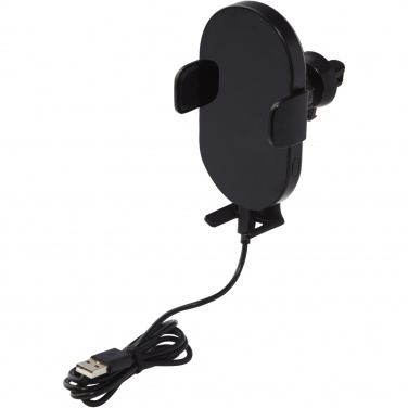 Logo trade promotional item photo of: Pilot 15W wireless automatic car charger 