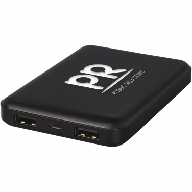 Logotrade promotional gifts photo of: Gleam 5000 mAh ultra slim light-up power bank