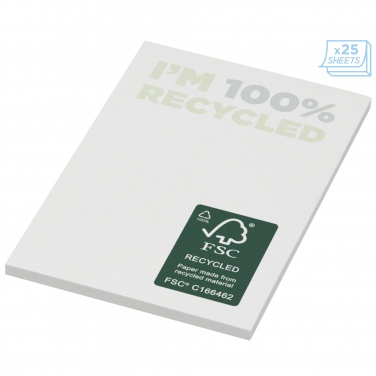 Logo trade promotional merchandise picture of: Sticky-Mate® recycled sticky notes 50 x 75 mm