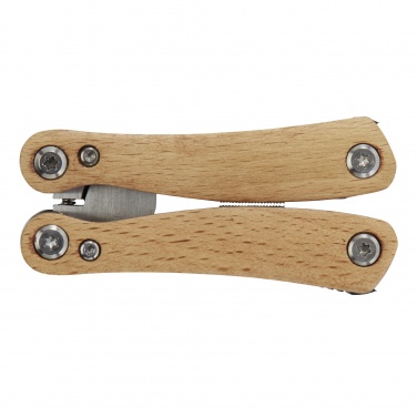 Logo trade corporate gifts image of: Anderson 12-function medium wooden multi-tool