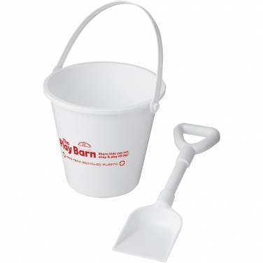 Logo trade promotional item photo of: Tides recycled beach bucket and spade