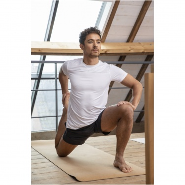 Logo trade business gift photo of: Borax short sleeve men's GRS recycled cool fit t-shirt