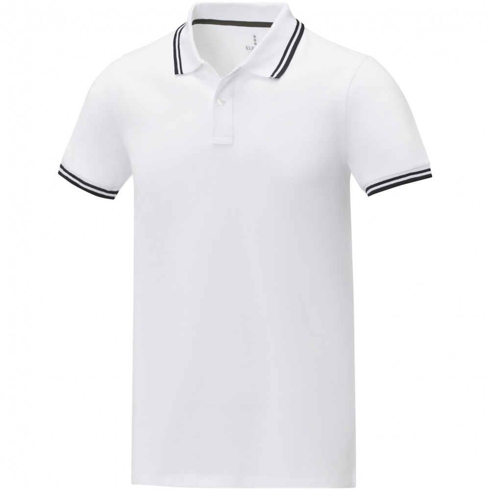 Logotrade promotional giveaway picture of: Amarago short sleeve men's tipping polo