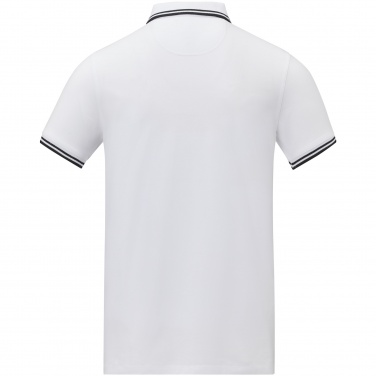 Logo trade promotional item photo of: Amarago short sleeve men's tipping polo