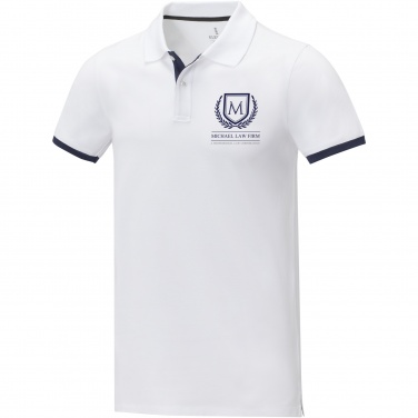 Logo trade corporate gift photo of: Morgan short sleeve men's duotone polo