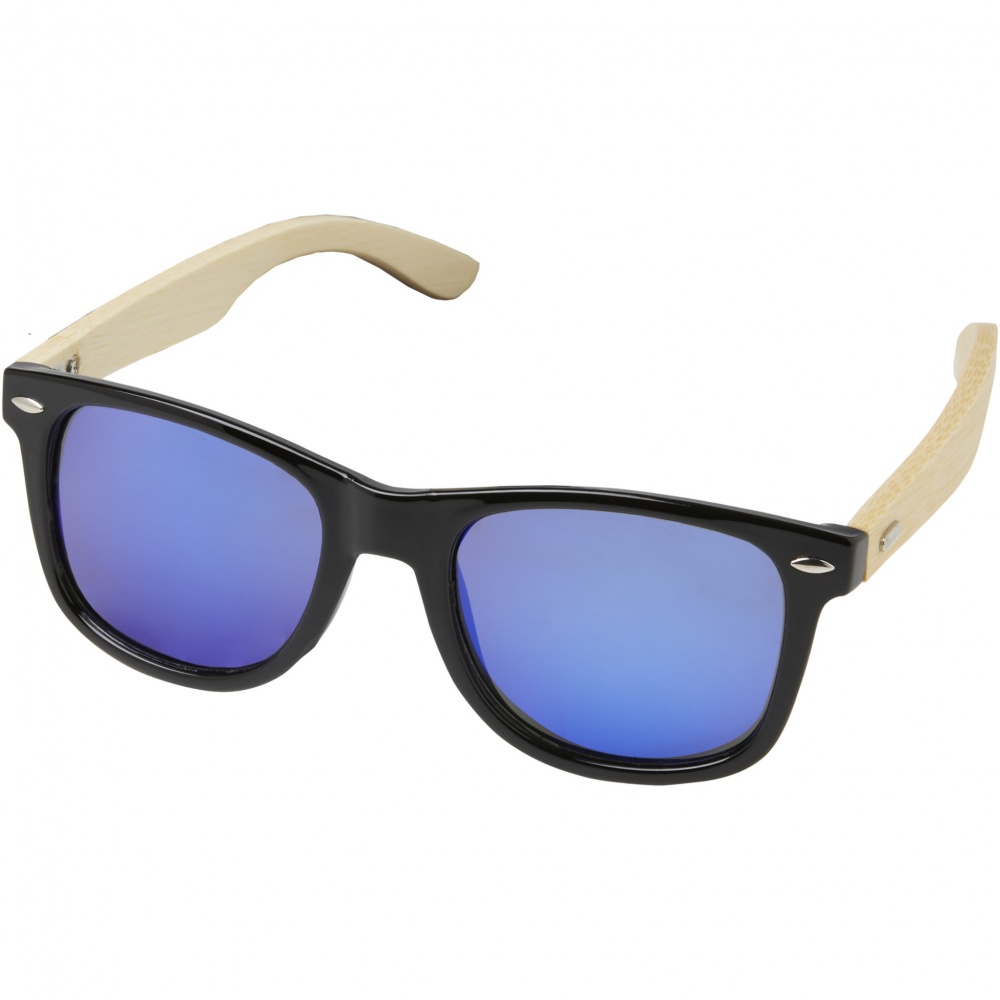 Logotrade promotional giveaway picture of: Taiyō rPET/bamboo mirrored polarized sunglasses in gift box