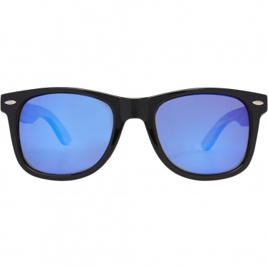 Logotrade corporate gift picture of: Hiru rPET/wood mirrored polarized sunglasses in gift box