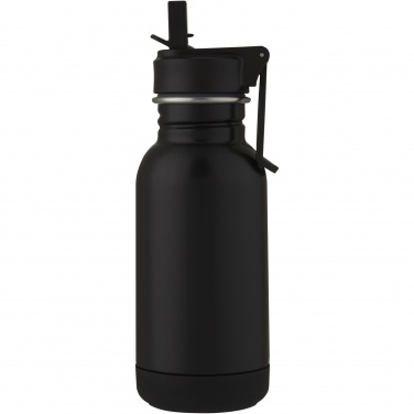 Logo trade advertising products picture of: Lina 400 ml stainless steel sport bottle with straw and loop