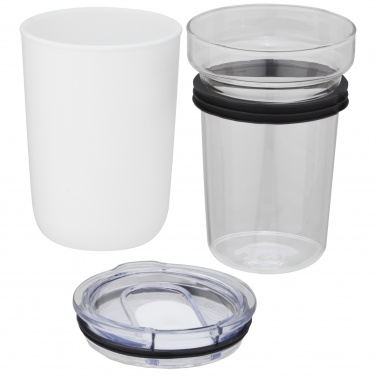 Logotrade promotional gift picture of: Bello 420 ml glass tumbler with recycled plastic outer wall
