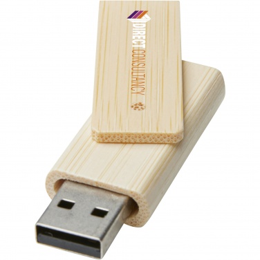 Logotrade promotional item picture of: Rotate 16GB bamboo USB flash drive