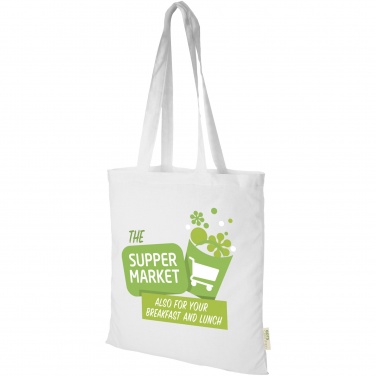 Logotrade promotional merchandise photo of: Orissa 140 g/m² organic cotton tote bag 7L