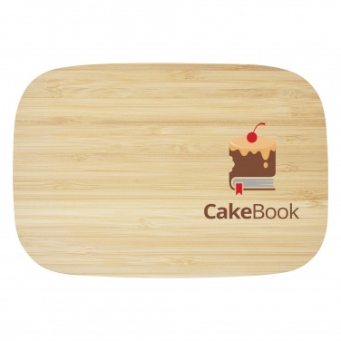 Logotrade advertising product image of: Tite stainless steel lunch box with bamboo lid