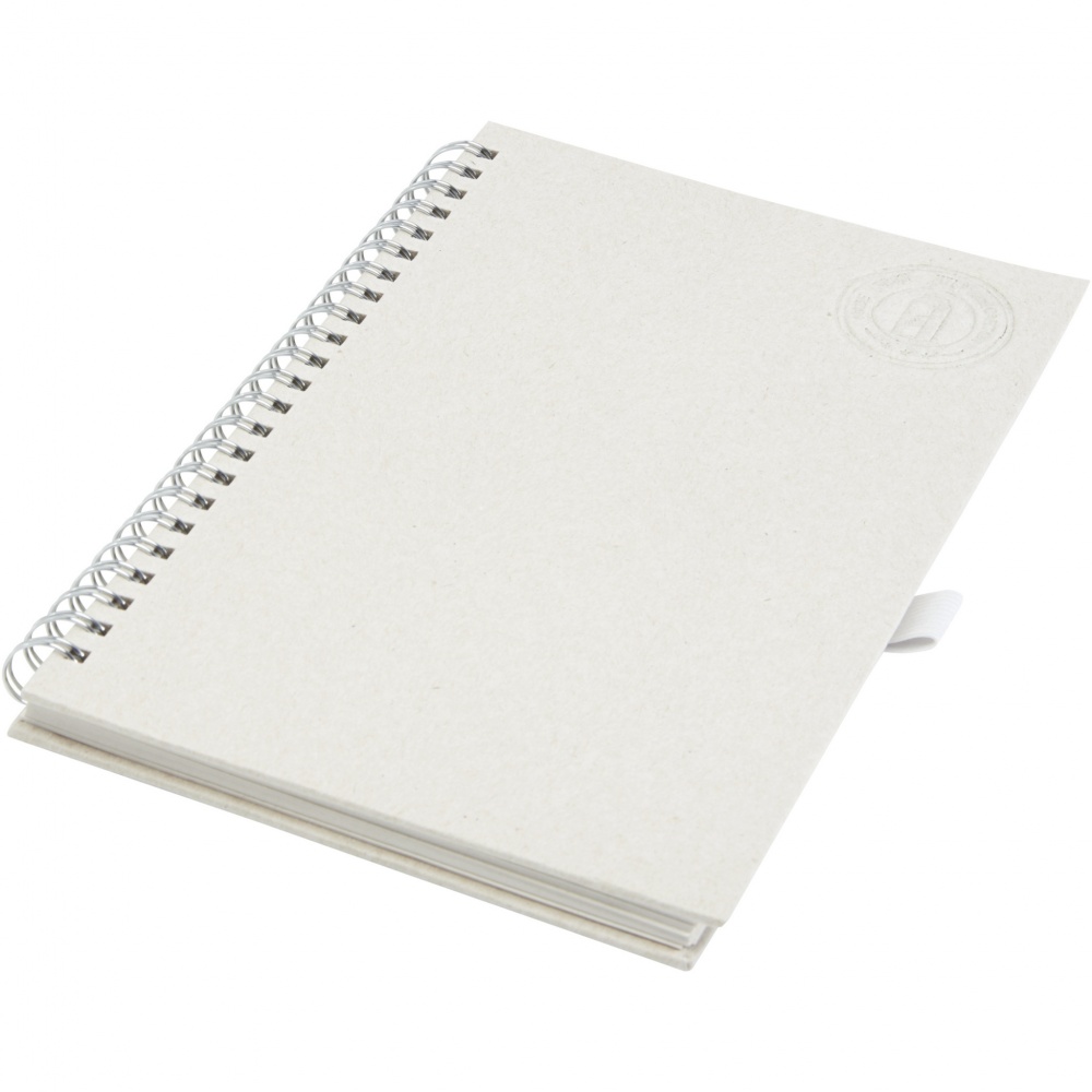 Logo trade promotional products image of: Dairy Dream A5 size reference recycled milk cartons spiral notebook