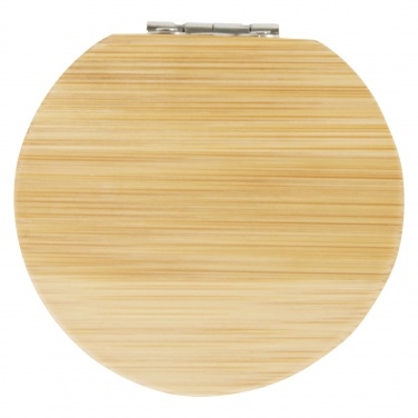 Logotrade promotional gift picture of: Afrodit bamboo pocket mirror