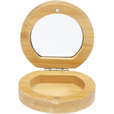 Logotrade corporate gift picture of: Afrodit bamboo pocket mirror
