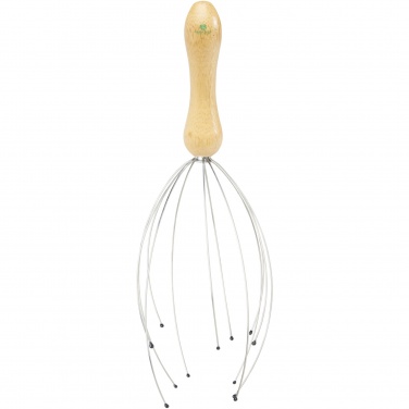 Logotrade promotional gift image of: Hator bamboo head massager