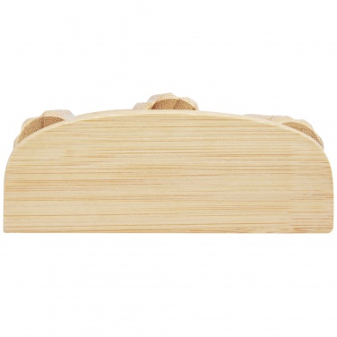 Logo trade business gifts image of: Venis bamboo foot massager