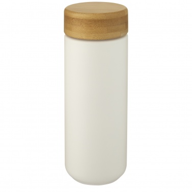 Logotrade promotional item image of: Lumi 300 ml ceramic tumbler with bamboo lid