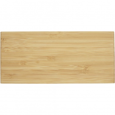 Logotrade promotional giveaway picture of: Minata bamboo wireless charger with clock