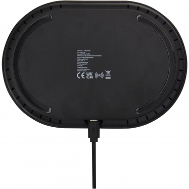 Logotrade business gift image of: Ray wireless charging pad with RGB mood light