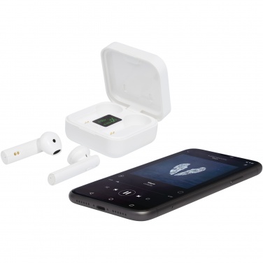 Logo trade promotional products picture of: Tayo solar charging TWS earbuds 