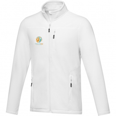 Logo trade promotional giveaway photo of: Amber men's GRS recycled full zip fleece jacket