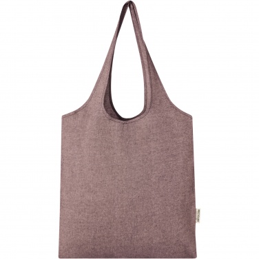 Logo trade promotional gift photo of: Pheebs 150 g/m² recycled cotton trendy tote bag 7L