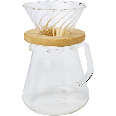 Logo trade corporate gifts picture of: Geis 500 ml glass coffee maker