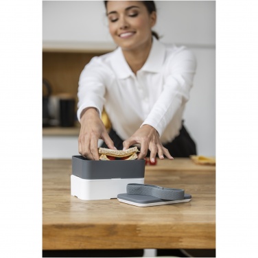 Logo trade promotional giveaways picture of: MIYO double layer lunch box