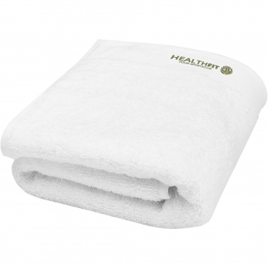 Logo trade business gifts image of: Nora 550 g/m² cotton towel 50x100 cm