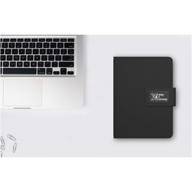 Logotrade promotional products photo of: SCX.design O16 A5 light-up notebook power bank