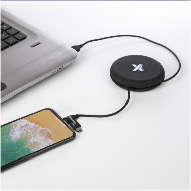 Logo trade promotional product photo of: SCX.design C18 3-in-1 travel light-up cable